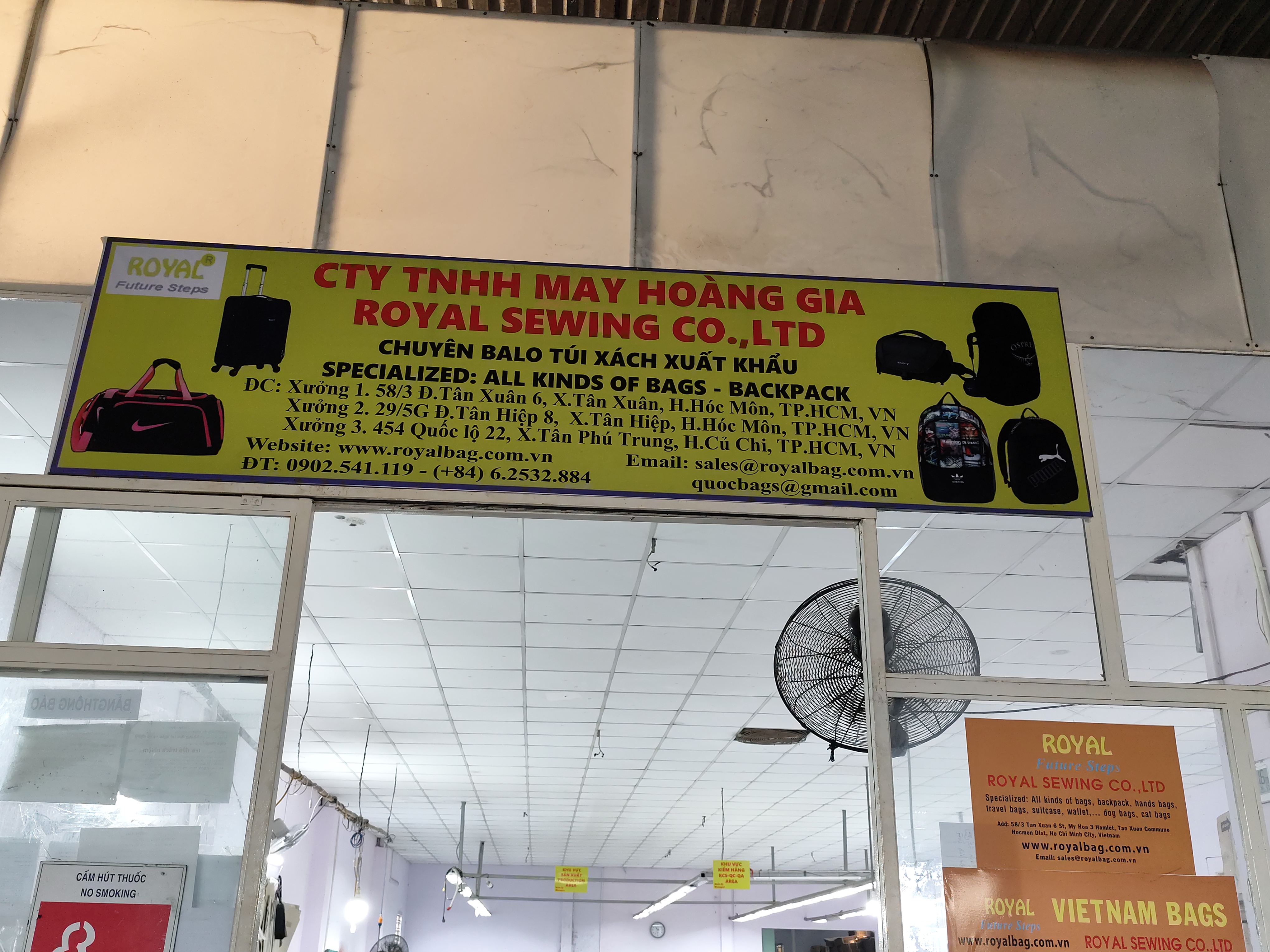 Company sign